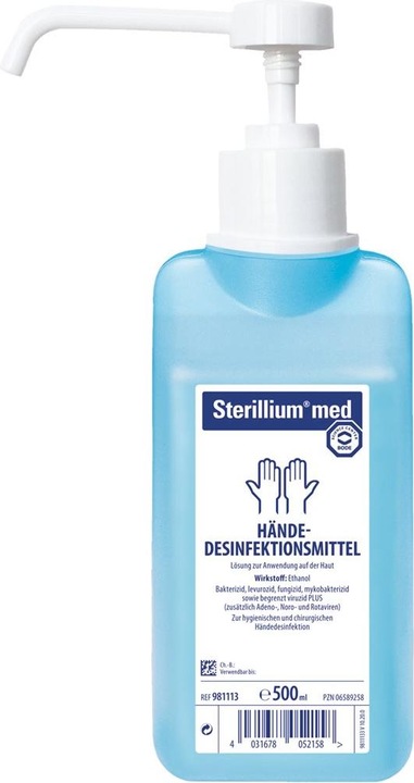 Actual product image Sterillium Med hand sanitiser (500 ml)