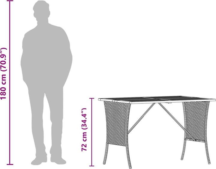 Produktbild vidaXL Gartentisch