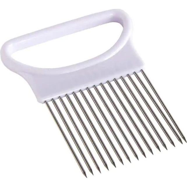 JTI Zwiebelhalter, Küchenreibe, Weiss