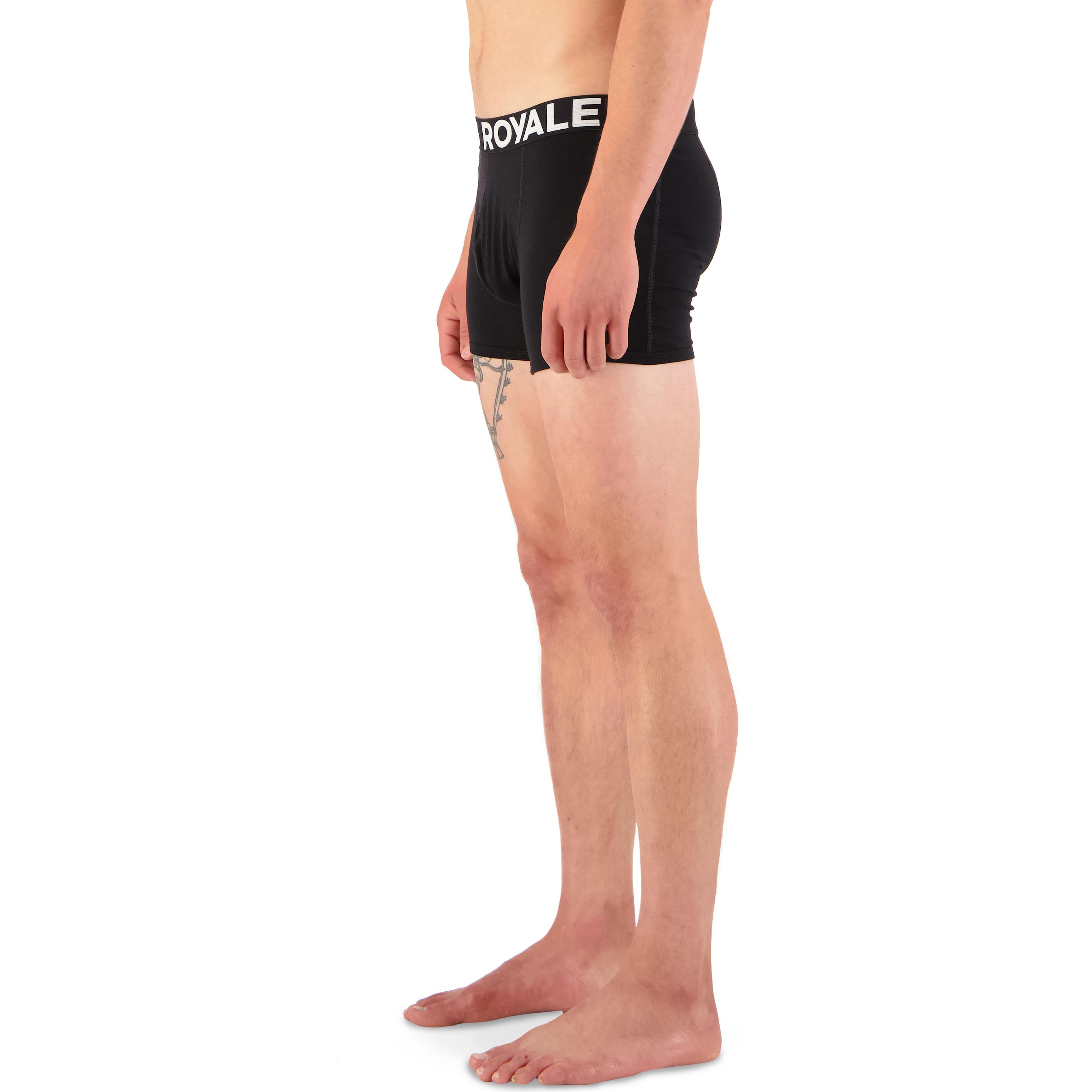 Thumbnail - Mons Royale, Herren, Funktionsunterhose, Hold 'em Shorty Boxer (L), Schwarz, L