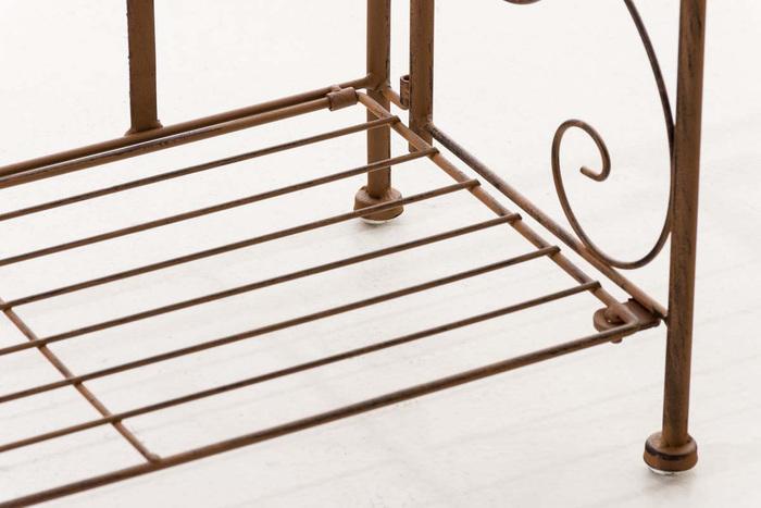Immagine prodotto Swisshandel24 Scaffale da terra Rosa, marrone antico (45,5 x 24 x 81,5 cm)