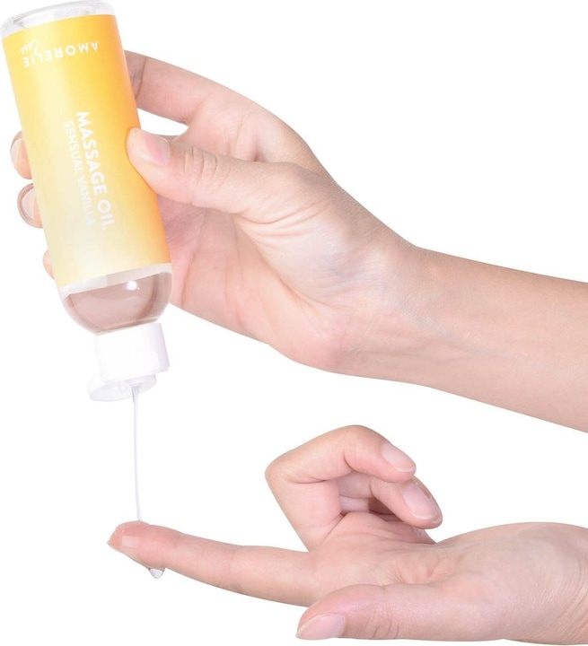Actual product image Amorelie Massage Oil 100 ml Sensual Vanilla (100 ml)