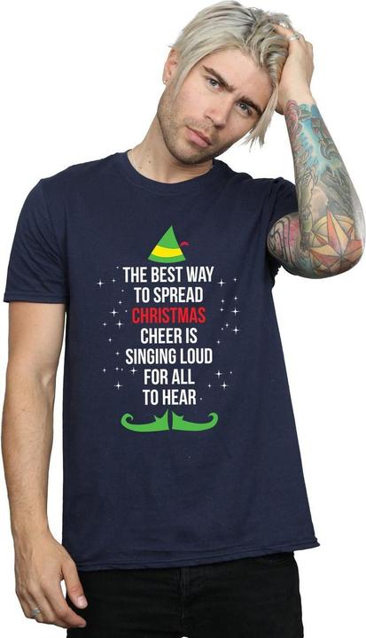 Produktbild Elf Christmas Cheer Text TShirt (XXL)