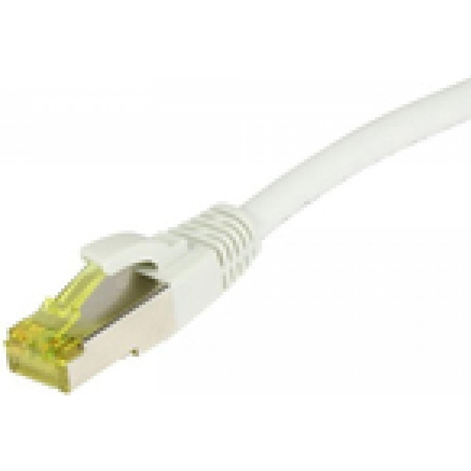 Synergy 21 Patchkabel RJ45, CAT6A 500Mhz, 5m, weiss, S-STP(S/FTP), TPE/LSZH(Ultraflex), AWG26, mitCat.7 Rohkabe (S/FTP, ...