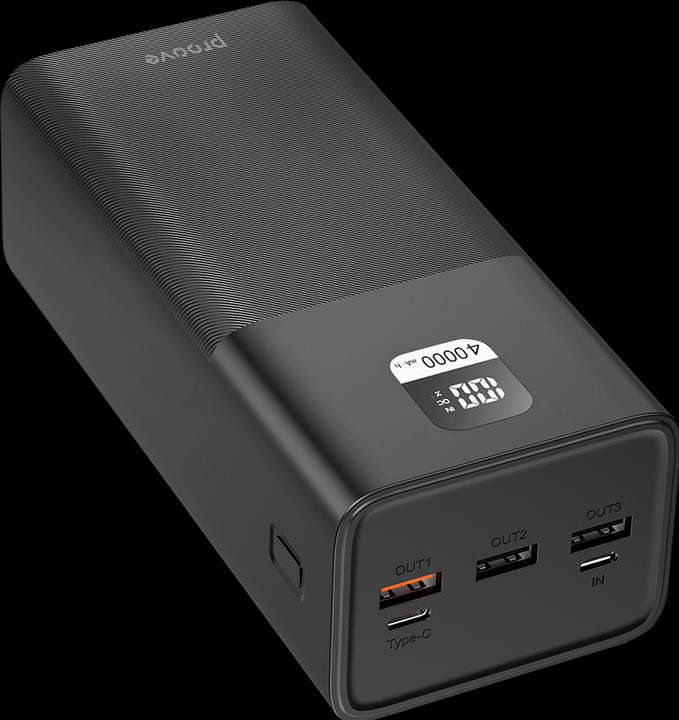 Actual product image Proove power bank Giant 100W 40000mAh black (40000 mAh, 100 W)