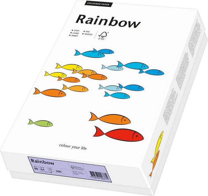 Actual product image Rainbow Copy paper coloured A4 (A4, 500 Sheets, 80 g/m²)
