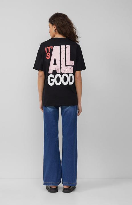 Produktbild S.Oliver T-Shirt Boyfriend-Shirt mit Front- und Backprint (XS)