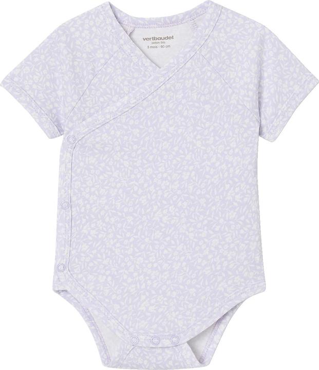 Produktbild Vertbaudet Bio-Kollektion: 5er-Pack Baby Wickelbodys mit kurzen Ärmeln (56)