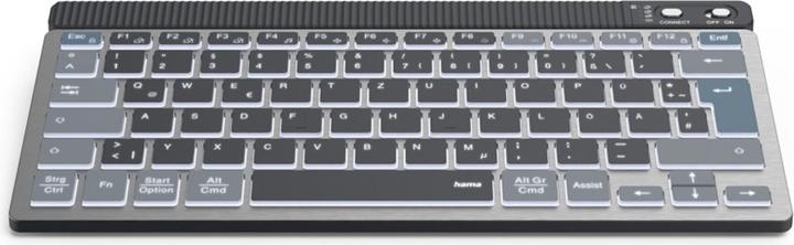 Actual product image Hama WK-700 Keyboard wireless grey (DE, Wireless)