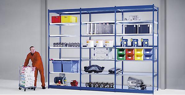 Produktbild kaiserkraft Stabil-Steckregal, doppelseitig