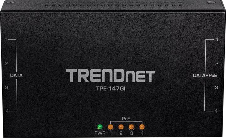 Produktbild Trendnet 65W 4-Port Gigabit PoE+ (4 Ports)