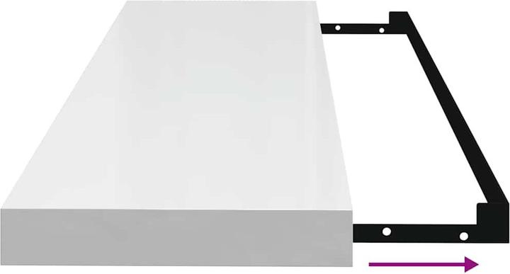 Actual product image vidaXL Wandregal (23.50 x 90 x 4 cm)