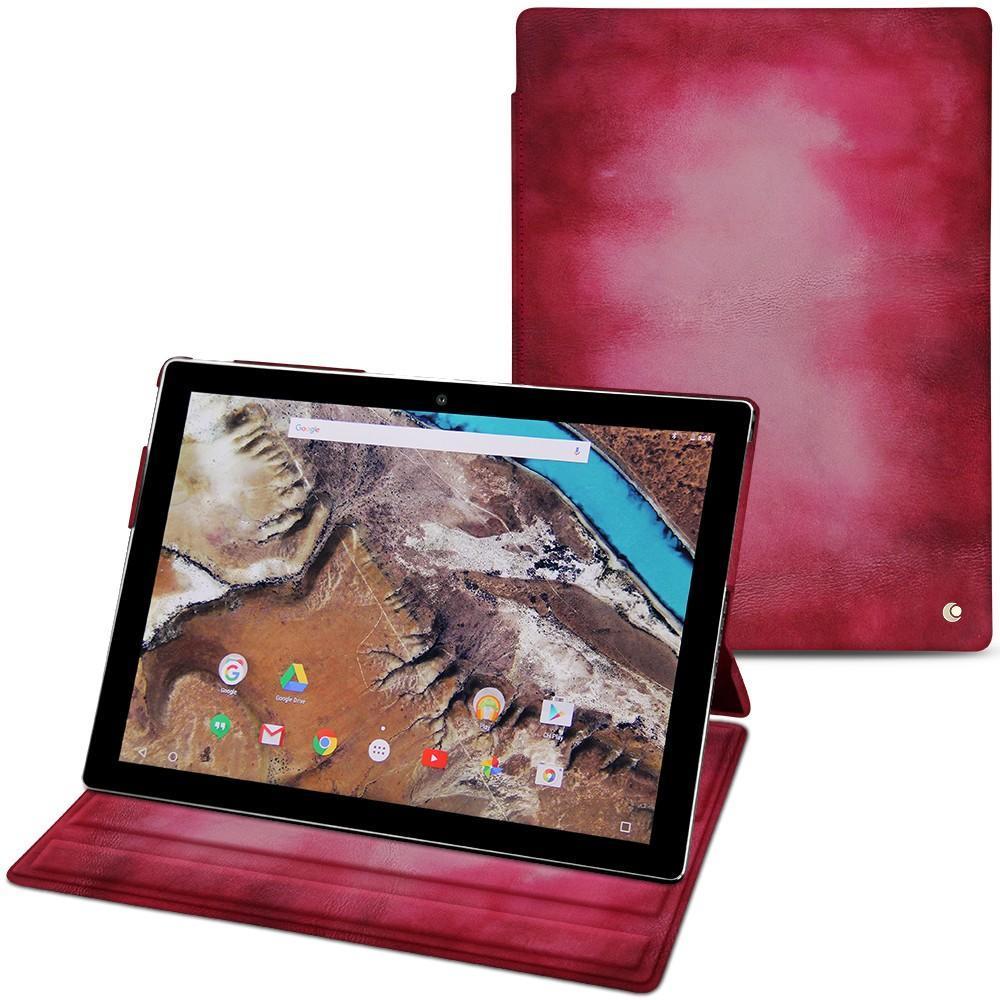 Noreve Lederschutzhülle vertikal (Pixel C), Tablet Hülle, Rosa