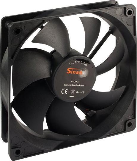 Actual product image Intertech Sinan F120-S 120mm case fan (120 mm, 1x)