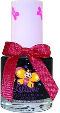 Lallabee Water-Based Nail Enamel, Pearly Spell Black (Farblack)