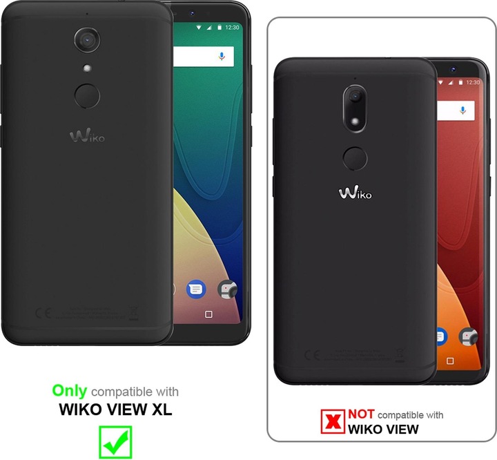 Actual product image Cadorabo Book Classy Style Cover (Wiko View XL)