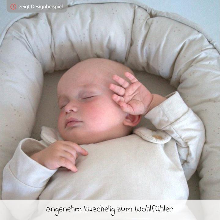 Actual product image Alvi Babynestchen & Bettschlangen Schlummer-Nestchen - Waffelpique