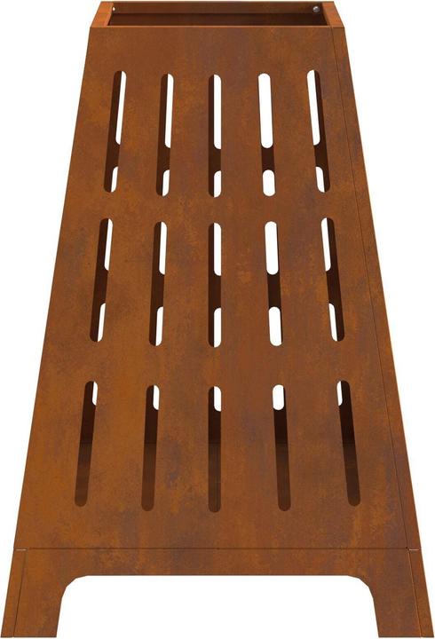 Produktbild vidaXL Feuerschale Quadrat 50x50x70 cm Wetterstahl (50 cm)