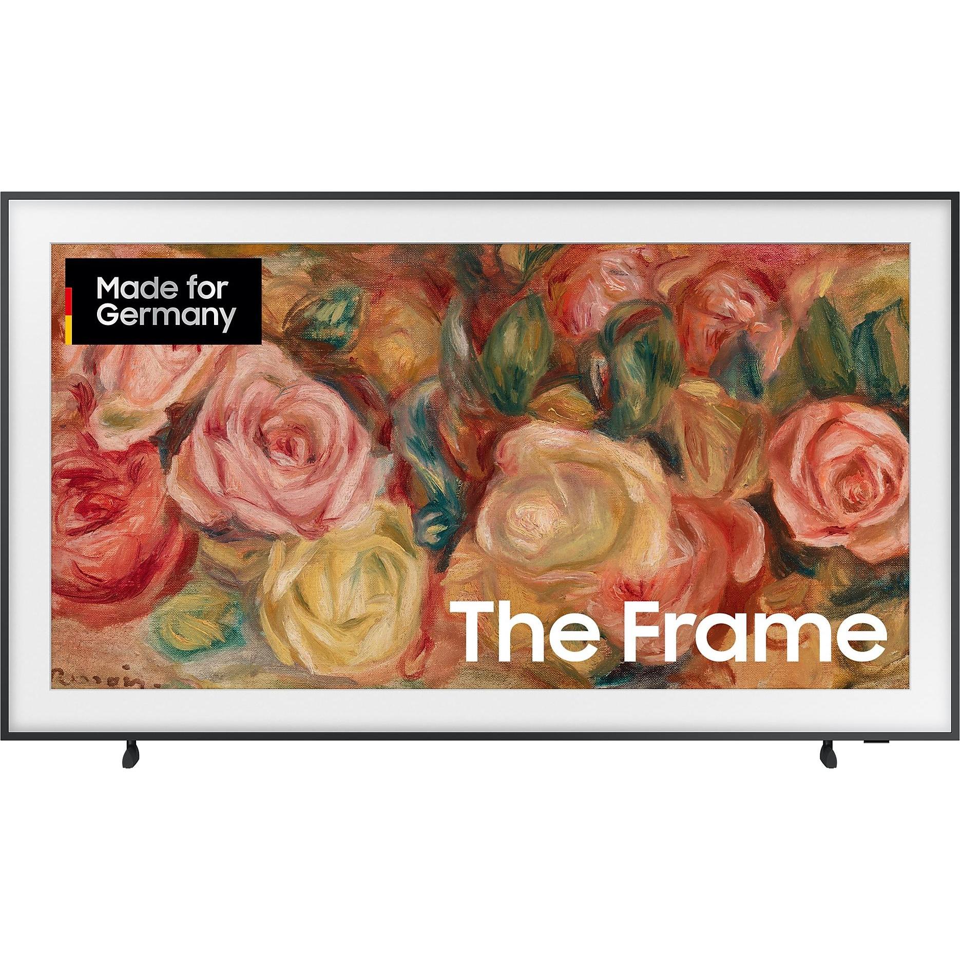 Samsung The Frame LS03D (50", LS03D, QLED, 4K, 2024), TV, Schwarz