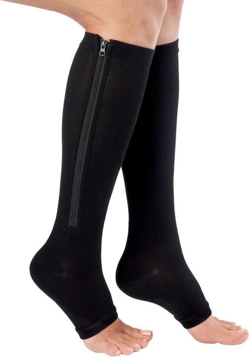 JTI Zip Sox - Kompressionssocken mit Reissverschluss (S/M, L/XL)
