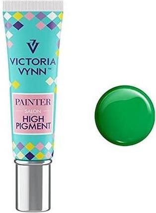 Actual product image Visconti Di Modrone Victoria Vynn High Pigment Painter UV LED Nail Art Manicure 7ml HP04 Green (Artificial nails, Green)