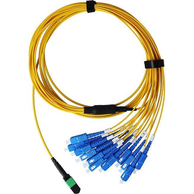 Thumbnail - BlueOptics LWL MPO/8xSC Duplex Breakout Kabel G.657.A1 Singlemode 2 Meter, Transceiver