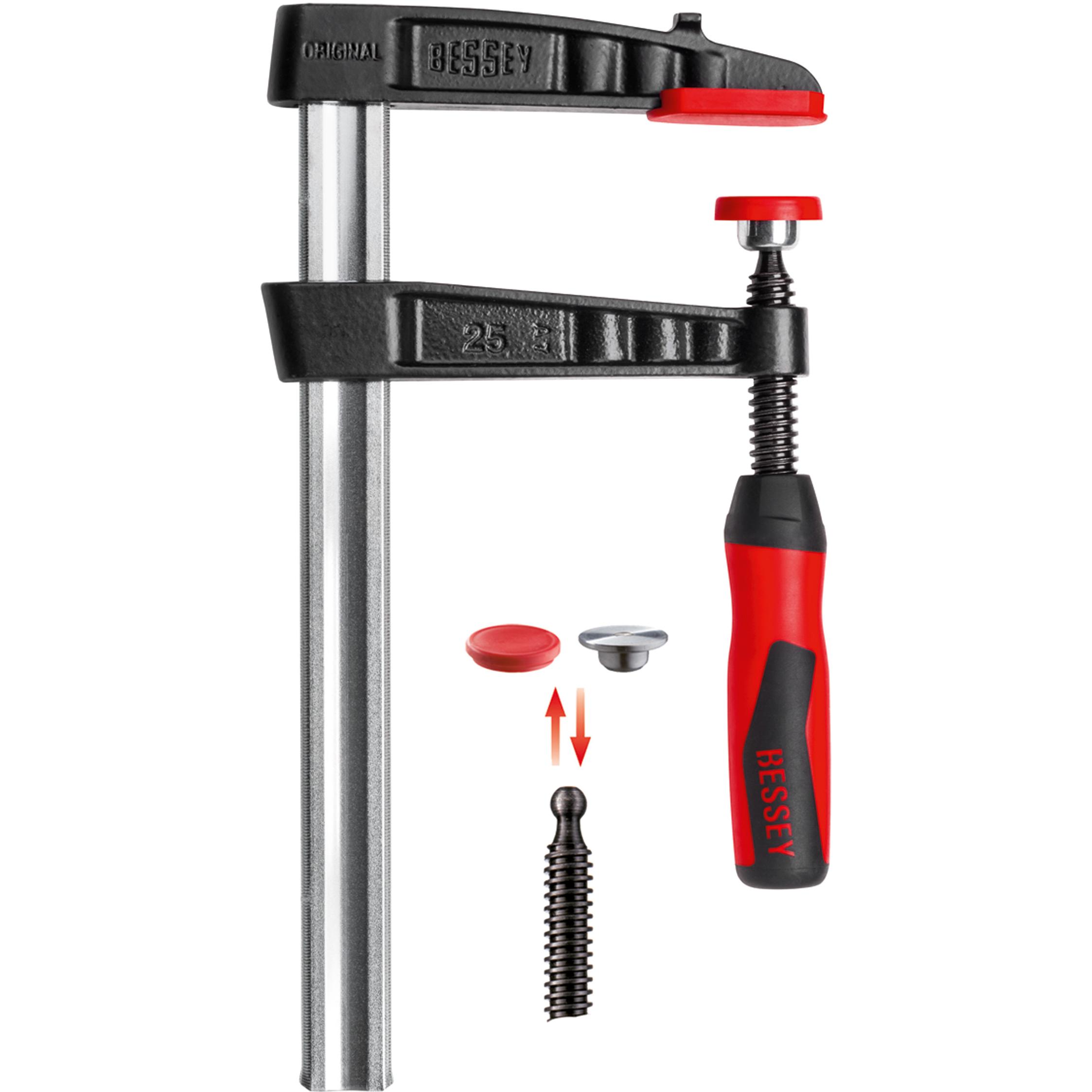 Bessey, Schraubstock + Zwinge, Temperguss-Schraubzwinge TG-2K (300 mm)