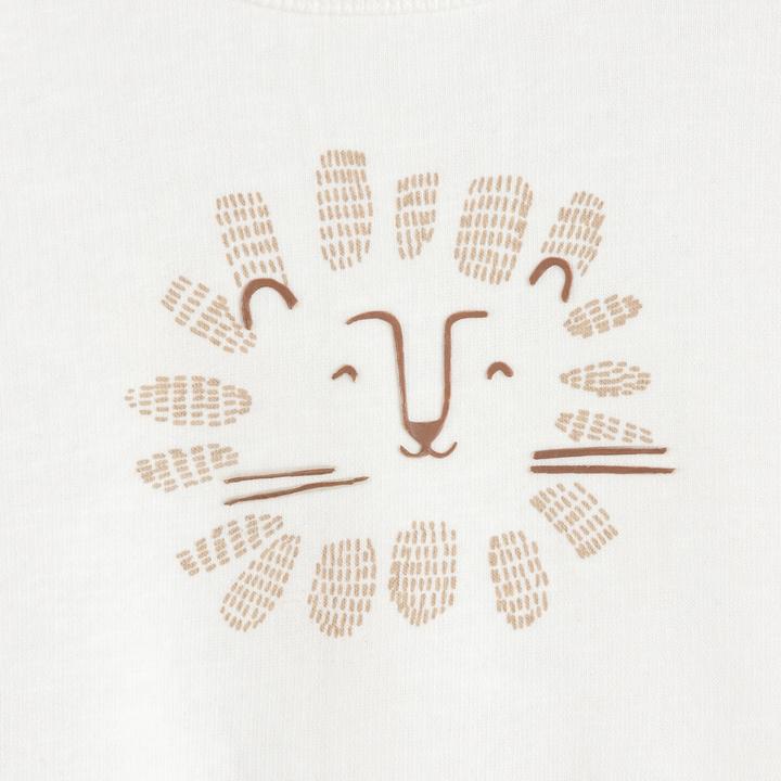 Immagine prodotto La Redoute Collections Sweatshirt mit Rundhalsausschnitt und Löwen-Print (74)