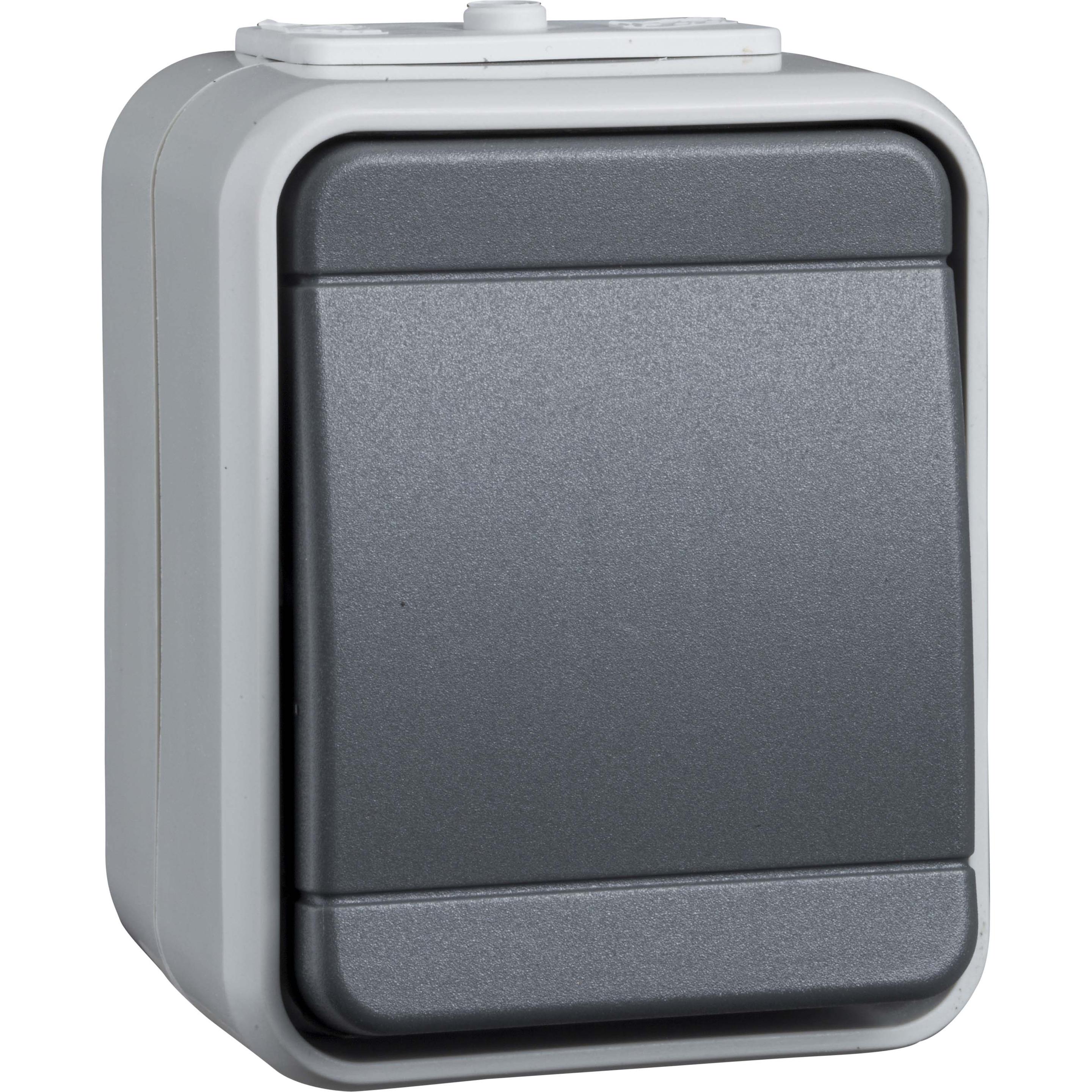 ELSO Universalschalter, Taster + Schalter, Grau