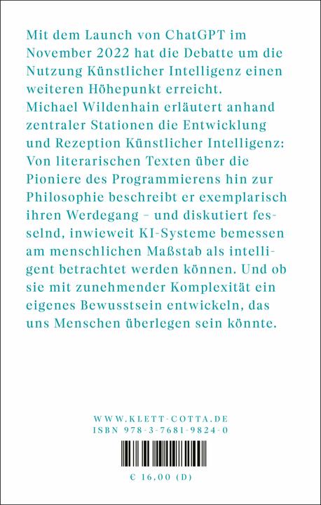 Produktbild Eine kurze Geschichte der Künstlichen Intelligenz (Deutsch, Michael Wildenhain, 2024)