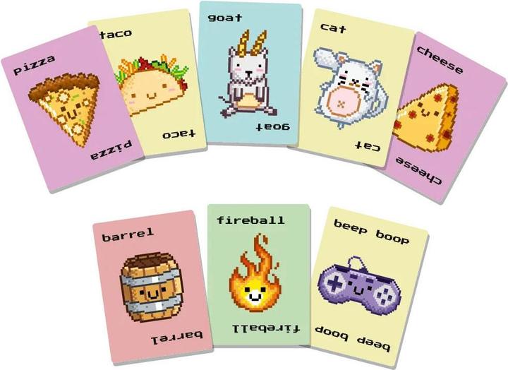 Produktbild Geronimo Games Kartenspiel Taco Cat Ziegenkäse-Pizza - 8-Bit Edition (2 - 6 Spieler)