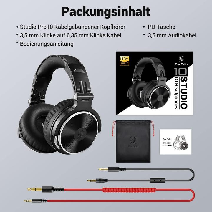 Image du produit OneOdio Studio Pro-10 (Pas de réduction du bruit, Filaire)