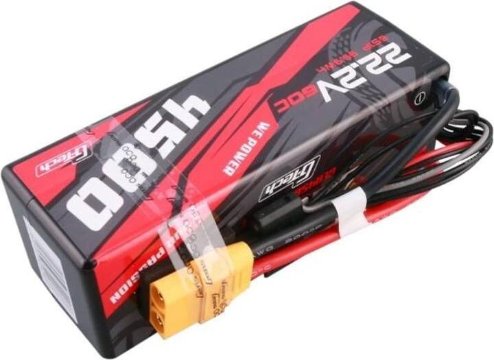 Actual product image Gens Ace G-Tech 4500mAh 6S1P 22.2V 60C HardCase RC car Lipo Battery 14 (22.20 V, 4500 mAh)
