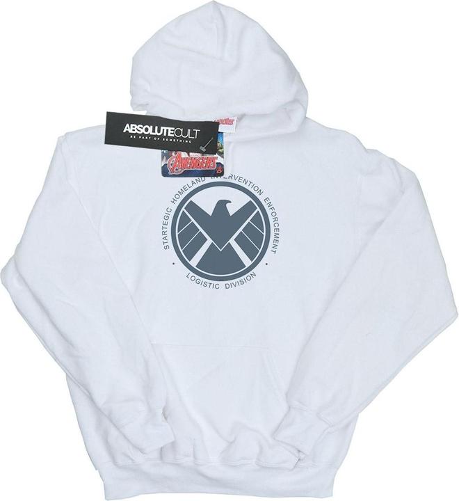 Actual product image Agents Of Shield Womens/Ladies Logistics Division Drawstring Hoodie (XL)