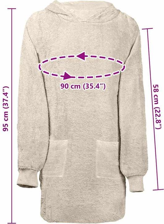 Immagine prodotto vidaXL Baumwollrobe