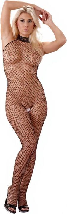 Produktbild Mandy Mystery Netzcatsuit mit Spitzenkragen (S, M)