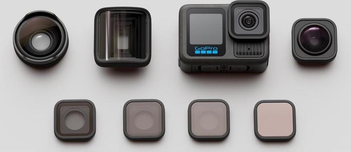 Actual product image GoPro Hero 13 Black Lens Bundle 128GB (60p, Wi-Fi, Bluetooth, GPS)