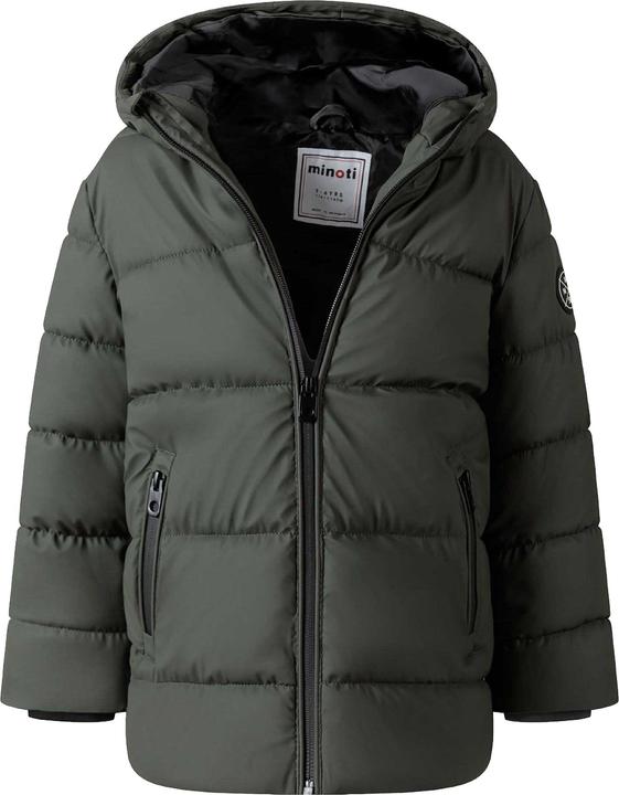 Actual product image Minoti Boys Patch PU Zip Pocket Padded Jacket (146, 152)