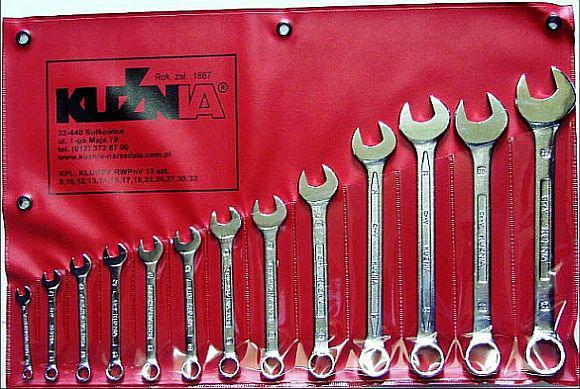 Produktbild Kuźnia FORGE KOMBINATIONSSCHLÜSSELSATZ 13-tlg. 8–32 mm Cr-V RWPn