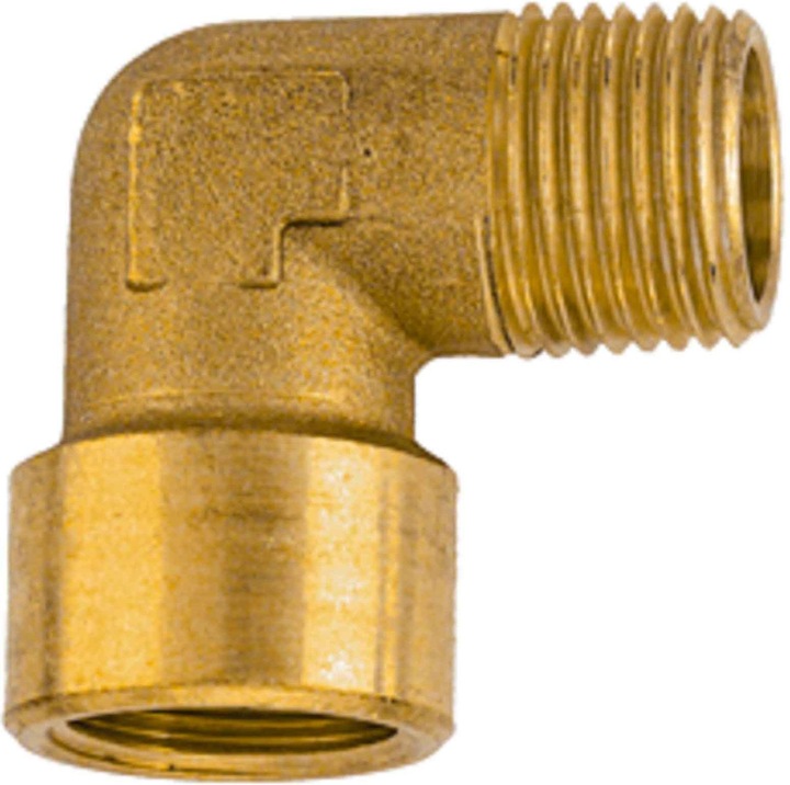 Productafbeelding Riegler Elleboog binnen/buiten G/R 1/4 SW 13 Messing flens