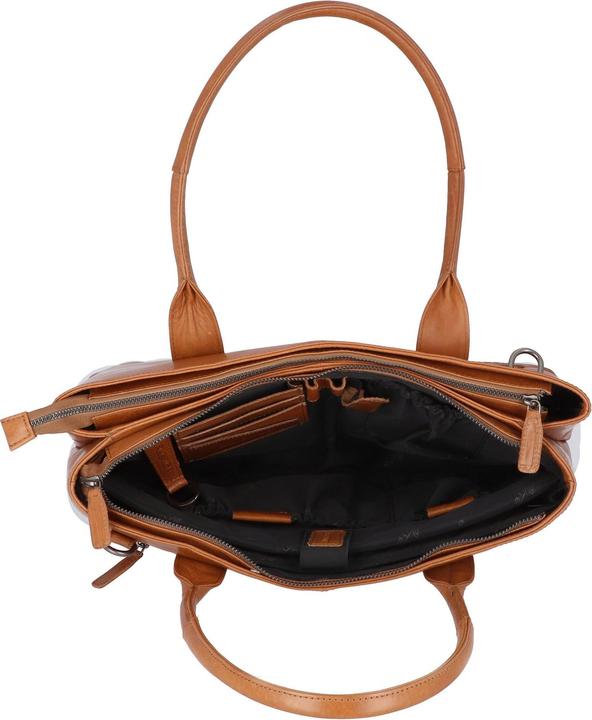 Actual product image Plevier Amber damestas 15.6 inch cognac.