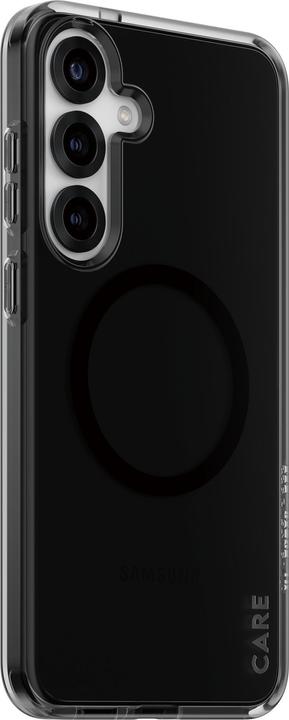 Actual product image PanzerGlass CARE by ® Flagship Case Urban Combat Smokey w. Black Qi Compatible Samsung Galaxy S 2025 (Samsung Galaxy S25+)