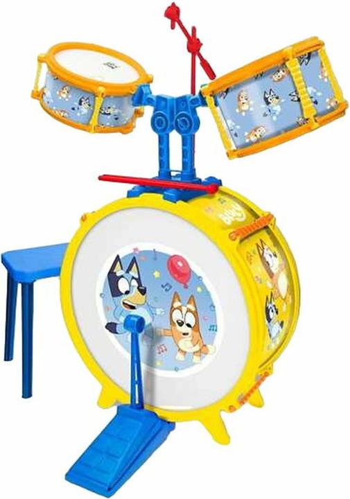 Bluey drumstel voor kinderen 55 x 36 x 38 cm (Spaans)