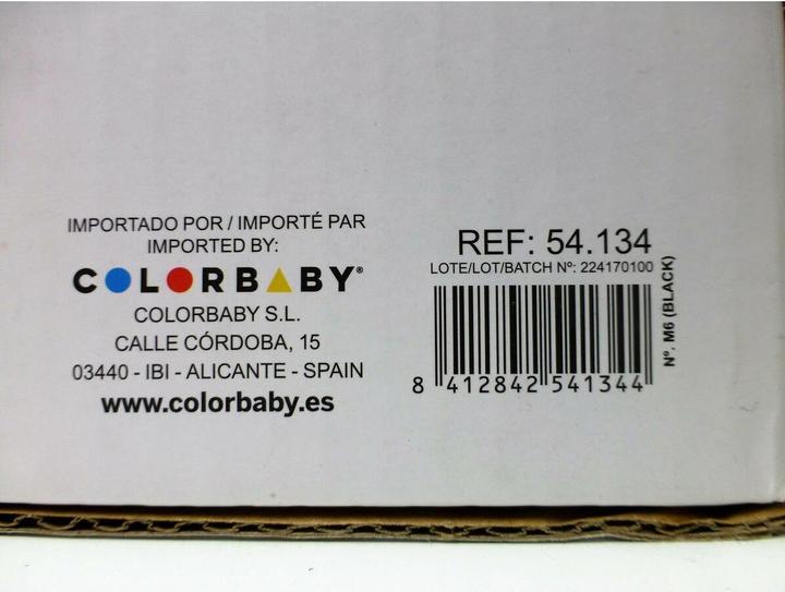 Produktbild Colorbaby Roller Polyurethan Aluminium Schwarz
