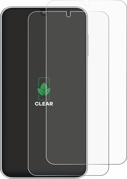 Actual product image ScreenLeaf Screen Protector sustainable Screen Protection, clear, anti-scratch (2 Piece, Samsung Galaxy A16 5G)