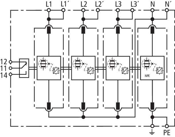 Actual product image Dehn SOEHNE Combination arrestor valve TT 255