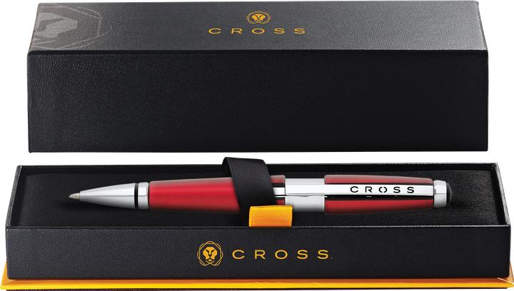 Produktbild Cross Rollerball Edge rot/silber (Rot, 1 x)