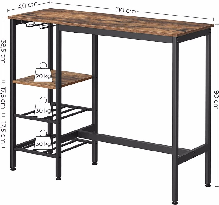 Immagine prodotto Vasagle Havanna (110 x 40 x 90 cm)