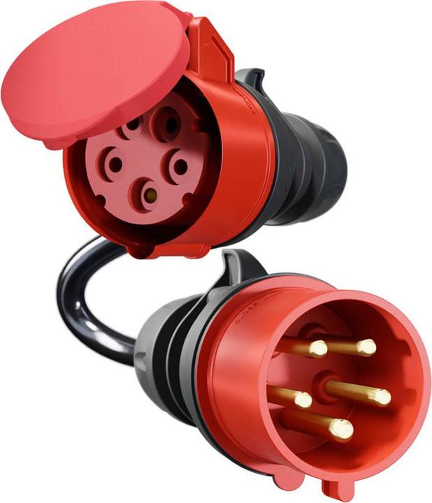 Actual product image Go-E Adapter cable Gemini flex 11kW CEE16-5 to CEE32-5
