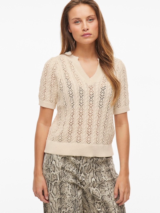 Produktbild Vila Kurzarm Stricktop (XS)